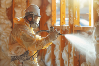 Mousse polyuréthane projetée pour une isolation thermique efficace