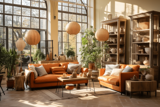 Décoration nordique élégante chez Sostrene Grene à Bordeaux