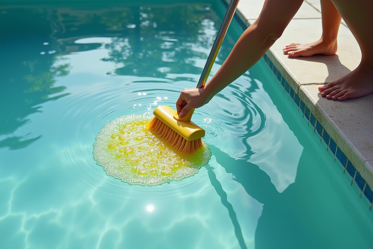 algues piscine